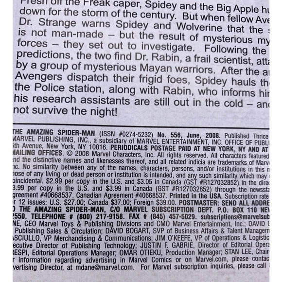 Amazing Spider-Man (1998 2nd Series) Issue 556 Sleeved - CLEAN - Picture 4 of 7